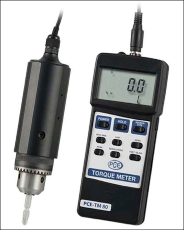 Digital torque meter PCE-TM 80
